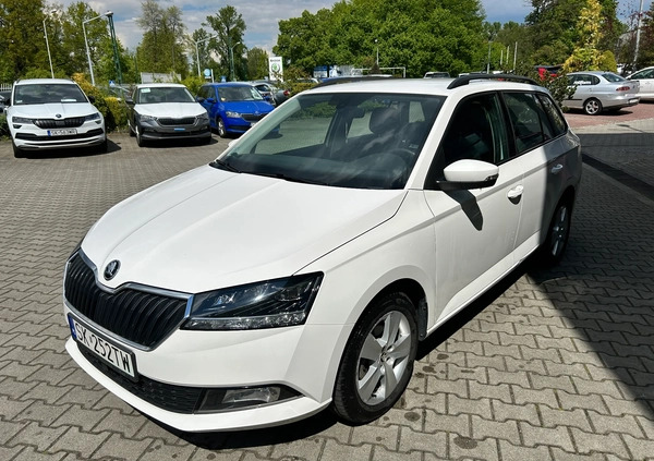 Skoda Fabia cena 54900 przebieg: 98461, rok produkcji 2021 z Katowice małe 379